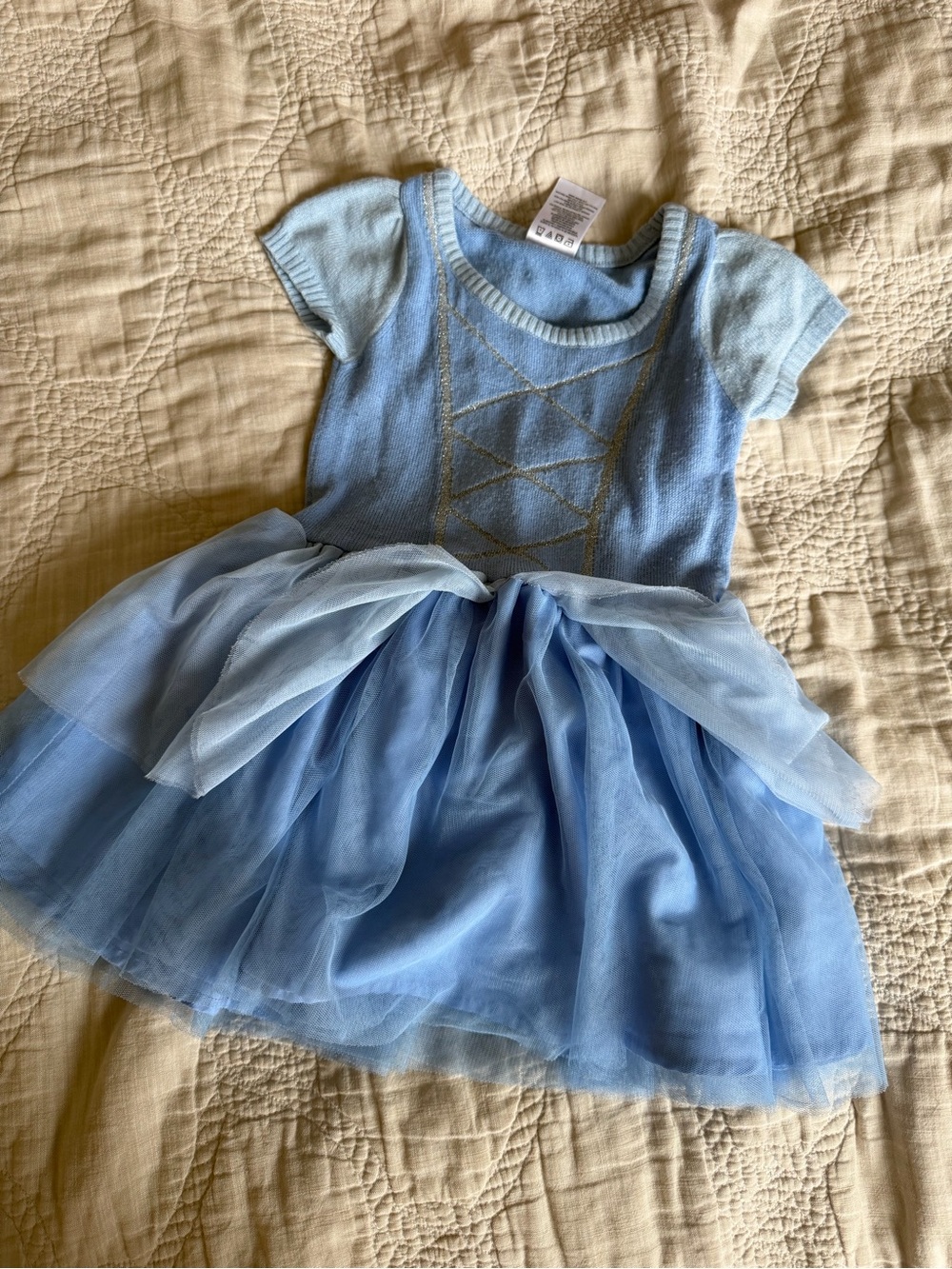 Disney Princess Cinderella Sweater Tulle Dress